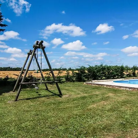 Detached Rural Barn With Private Pool Saint-Aubin-de-Cadelech