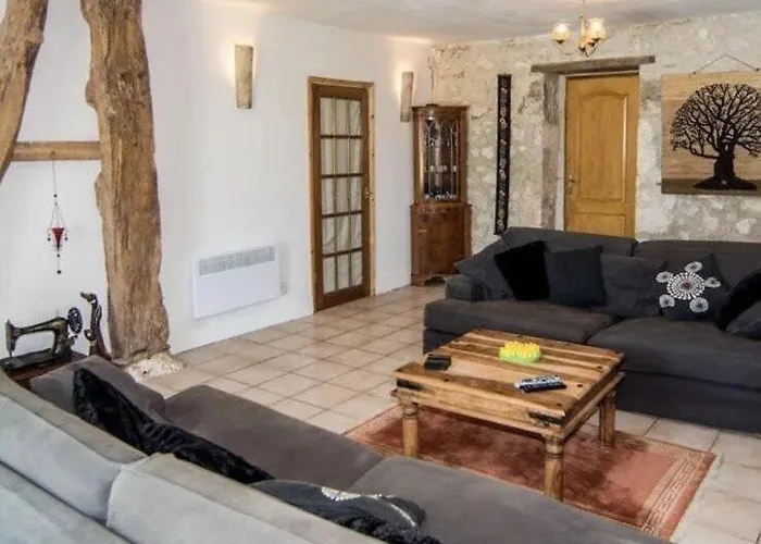 Detached Rural Barn With Private Pool Saint-Aubin-de-Cadelech